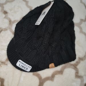 Adidas Women's Beanie Lined with Brim NWT
